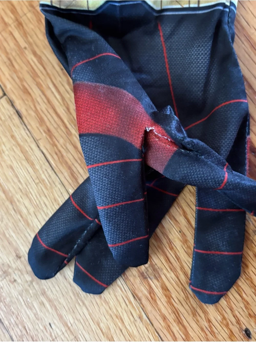 Spiderman Black, Red and Gold Superhero Jumpsuit